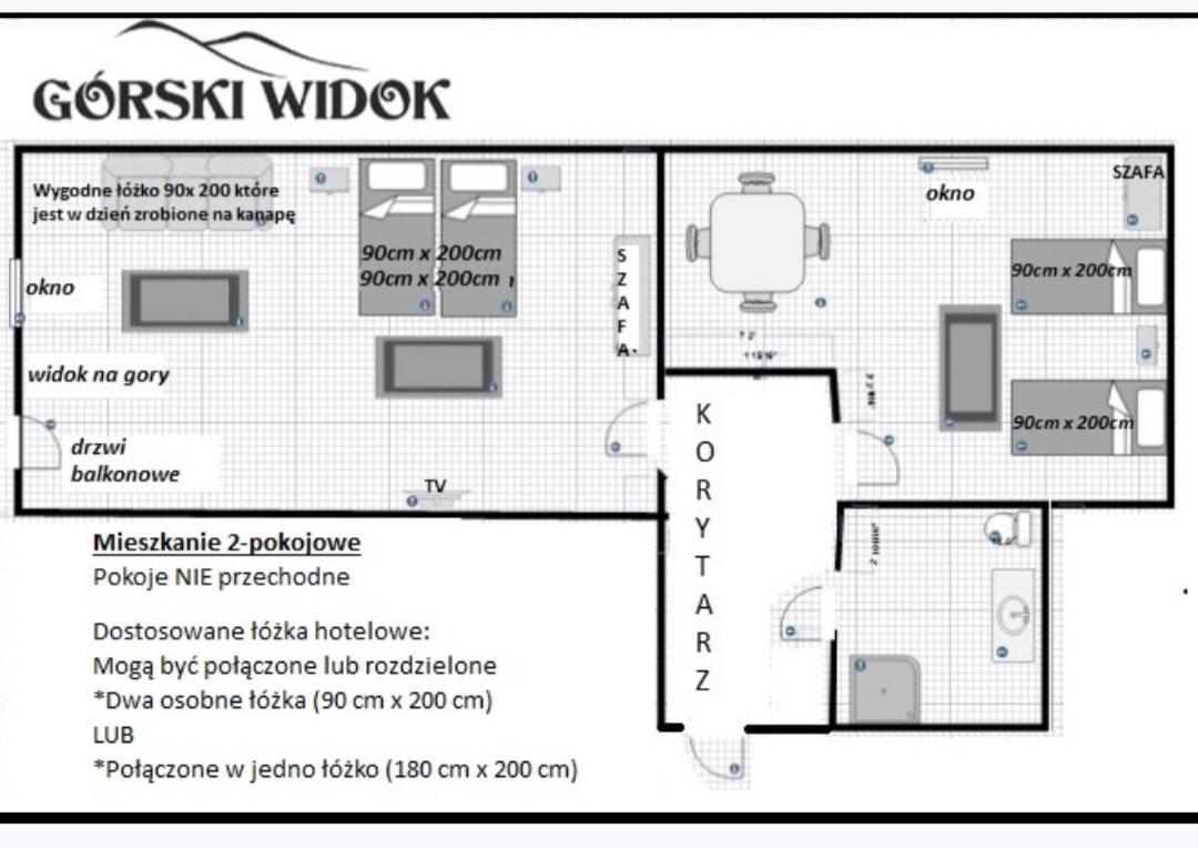 Gorski Widok Karpacz Apartamenty I Pokoje- Salon Kominkowy Eksteriør bilde