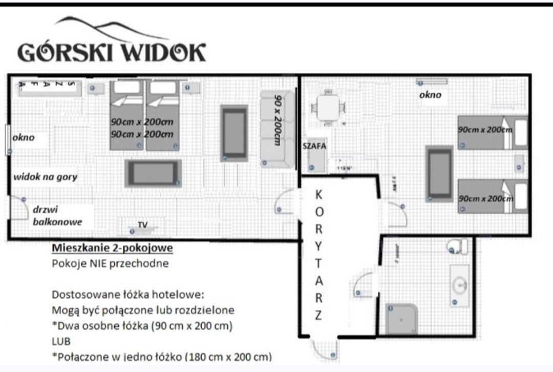 Gorski Widok Karpacz Apartamenty I Pokoje- Salon Kominkowy Eksteriør bilde